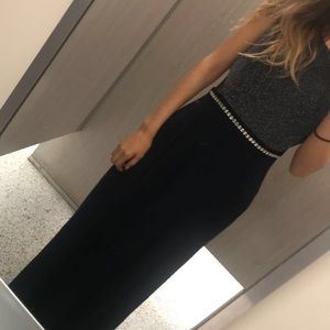 Navy blue formal dress